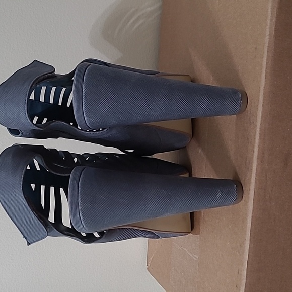 Speed Limit 98 Blue Platform Heels size 10 - Picture 9 of 11